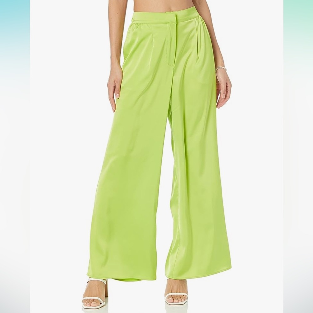 Green Silky Trousers